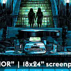 “Death of the Author” Shining print for HALLOWEEN! “Death of the Author” Shining print for HALLOWEEN!